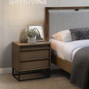 Nakts skapītis VOKSI 40x45xH52cm, riekstkoks 28878