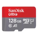 Карта памяти microSDXC 128GB с SD адаптером до 140MB/s A1 Class 10 UHS-I SDSQUAB-128G-GN6MA SanDisk