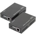 Digitus 4K HDMI pikenduse komplekt DS-55500, 70m, 4K/30Hz, HDBaseT, IR, audio