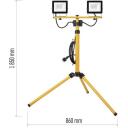 Emos LED прожектор HOBBY SLIM ZS2221.2, 2x20,5 W, 180 мА, 220&ndash;240 В, 50 Гц, 25 000 ч, IP65, 2x1600 лм, 120&deg;, алюминий