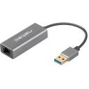 Natec Ethernet adapter USB 3.0 NNC-1924, 1 x 10/100/1000 Mbit/s, RTL8153, USB-A, kaabli pikkus 15 cm
