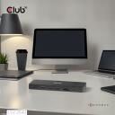 Club3D док-станция CSV-2540 14in1, 150W, 8K Ultra HD, 2x HDMI, 2x DP, 1x USB-C, 2x USB-A, 1x RJ-45, 1m кабель питания
