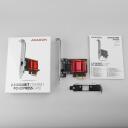 Axagon сетевая карта PCEE-G25 2.5G 1порт, Realtek RTL8125B, PCIe 2.1, 2500 Мбит/с, SP и LP, Plug and Play, поддержка VLAN