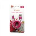 Sbox USB kabelis USB-10315P, 1,5 m, 2.0, USB A, Micro-USB B, vīri&scaron;ķais, taisni, 480 Mbit/s, rozā
