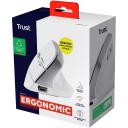 Trust Bayo II Hiir, 25398, 2400 DPI, 6 nuppu, traadita, ergonoomiline, valge