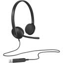 Logitech k&otilde;rvaklapid 981-000475, 20 - 20000 Hz, 1.8 m, 100 g, USB Type-A, m&uuml;rasummutav mikrofon, reguleeritav peapael