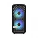 Fractal Design Korpus Torrent Compact RGB TG Light tint FD-C-TOR1C-02, 18cm ventilaator, must, 4 ketta pesa, 3x2.5'' 1x3.5''