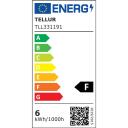 Tellur WiFi Filament Smart Bulb E27 TLL331191, 6W, 600lm, 220-240V, 2000K-5000K, E27, 2,4GHz, WPA2-PSK