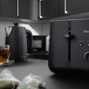 Salter Kuro Rapid Boil Tējkanna EK5632MBLKFVDE, 3000 W, 1.7 l, 360&deg; pamatne, Strix kontrolieris, vārī&scaron;anās bez ūdens sensors
