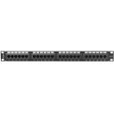 Lanberg &Uuml;henduspaneel 24 porti 1U 19" CAT.5E UTP PPU5-1024-B, 24 RJ-45, 1U, UTP, must
