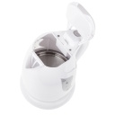 Elektrinis virdulys 850 W 1 L plastiko korpusas su 360° pasukama baze baltas AD08 Adler