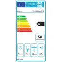 Edesa Tvaika nosūcējs ECG-5831 GWH 932271898, 820 m&sup3;/h, 3 ātrumi, 65 dB, 2 spuldzes, 7 W, Alumīnijs, A, Jā