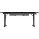 Genesis Moduārais Spēļu Galds NDS-2251, 180cm, 70-90cm, melns, MDF, kauss turētājs, austiņu turētājs, vadu pārvaldība