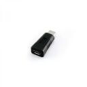 Sbox Micro USB-2.0 USB TYPE C adapter AD.USB.F-CTYPE.M., 0,48 Gbit/s, USB C, Micro USB, Must, 1 tk, Windows, MacOS