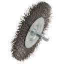 Дисковая щетка 100 мм, 1/4"; HEX гофрированная стальная щетина D-76641 MAKITA