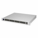 Layer 2 PoE komutatorius su 48 &times; GbE 32 PoE+ 4 &times; 1 GbE SFP 195 W PoE be ventiliatoriaus 1.3&Prime; LCM montavimas į spintą USW 48 PoE Baltas Ubiquiti