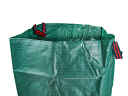 Garden Basket Bag 272L, GEKO, G73285, polypropylene fabric 145 g/m², 70 cm height, 60 cm diameter, green, 4 handles
