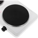 Adler Elektriline pliit AD 6520, 2500W, 2 keedutsooni, 185mm ja 155mm, 5 temperatuuri seadistust, teras