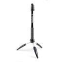 Manfrotto statīvu komplekts MKCONVR, 1kg, 143cm, 59cm, alumīnijs, melns, panorāmas stiprinājums