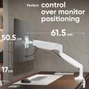Onkron monitori kinnitusk&auml;si G100-W, 13-32 tolli, kandev&otilde;ime 1-9 kg, VESA 75x75, 100x100 mm, kallutus +45&deg; -90&deg;, p&ouml;&ouml;ramine 360&deg;