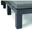 Allibert päevitustool Daytona, grafiidivärvi 29211632939 KETER, 195 x 65 x 25,5 cm, 11 kg