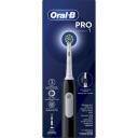 Oral-B Elektriskā zobu birste Pro Series 1 Cross Action Pro1 Black, 1 galviņa, 3 režīmi, akumulators, melna
