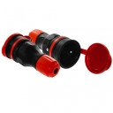 Portatīvais divu kontaktu spraudnis ar vāciņu, IP54, 16A, AW70277, AWTOOLS