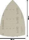 Ekspertu slīpē&scaron;anas tīkls M480, putekļu kontrole, 100x150 mm, 180 grauds, 10 gab., 2608900729, BOSCH