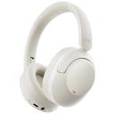 Qcy bezvadu austiņas H4 balta, 40mm, 600mAh, līdz 70h, ANC, Bluetooth 5.1, QCY lietotne, 3.5mm kabelis