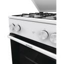 Gorenje Keraamiline GG5A14WJ, 70L, gaasipliit, gaasiahju, valge, 4 p&otilde;letit, mehaaniline juhtimist&uuml;&uuml;p