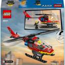 Lego Konstruktors Ugunsdzēsēju glāb&scaron;anas helikopters 60411, 85 gab., plastmasa, 5 g. un vecākiem