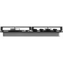 Gorenje Dujinė viryklė GT641KB 738872, 7900 W, 4 degikliai, 1x2900 W, 1x1000 W, 2x2000 W, Grūdintas stiklas