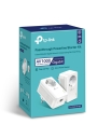 AV1000 Gigabit perėjimo Powerline pradinio komplekto, TP-Link, TL-PA7017P KIT, 10/100/1000 Mbit/s, 1 x Ethernet LAN (RJ-45) prievadas, be Wi-Fi, papildoma ki&scaron;tukinė lizdas