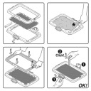Šuniukų tualeto dresūros rinkinys 60x40x4cm 21PRO600 STEFANPLAST