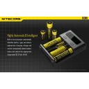 Nitecore Зарядное устройство INTELLICHARGERNEWI4 1500mA, 4 слота, поддержка аккумуляторов 3.7V и 4.35V, ACD технология
