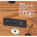 Camry Retro Raadio CR 1188, 230 V, 50 Hz, 10 W, USB, Bluetooth, 2x5W k&otilde;larid, analoog vastuv&otilde;tja