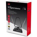 Maclean MCTV-963 iek&scaron;ējā antena, 75 &Omega;, 470-862 MHz, 12 V, melna, DC kabelis