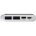 Navitel PWR10 MX White, 10000mAh, 3.7V, 37Wh, 2xUSB-A, kahepoolsed USB-C, mikro-USB, &uuml;lekoormuse kaitse