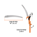 Zaru zāģis 2.4m; TR-82M-A Truper