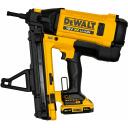 Dewalt Dujinis Betono Nailer DGN845D1-QW 18V, 2 Ah, Svoris 3,9 kg, 15&deg; žurnalo kampas, 36 nagai, 13-40 mm nagai