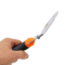 STAINLESS STEEL DRYWALL BUCKET SCOOP KNIFE 165mm/ SOFT GRIP HANDLE/ BLACK LINE AW30320BL AWTOOLS