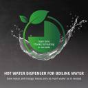 Greitas momentinis kar&scaron;to vandens dispenseris 2600W 2.5 L nerūdijantis plienas juodas sidabrinis HW630 01893 Caso