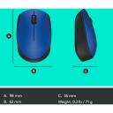 Logitech USB optiline hiir M171/910-004640, 2xAA, 10m, 1000DPI, 2 nuppu, Nano vastuv&otilde;tja, Plug and Play