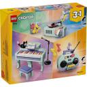 Lego Kūrėjas 3 IN 1 31392 Muzikos dekoratyvinis pianinas su kate, 485 elementai, 9+ metų