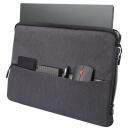 Lenovo S&uuml;learvuti Urban Sleeve Karp GX40Z50942, 15.6", Veekindel, Antratsiithall, Kummist p&otilde;rutust&otilde;kked, Pehmendus t&otilde;mbluku all
