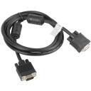 Lanberg VGA kaabel CA-VGAC-10CC-0018-B, 1.8 m, must, 15 pin HD D-Sub, topeltvarjestus, 2 x ferriituum