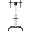 Sbox grīdas/mobilais statīvs LCD/LED televizoram FS-444, 37-86 collas, 50kg, 200x200-600x400, augstuma regulē&scaron;ana 1200-1600mm