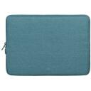 Rivacase SLEEVES SUZUKA 7705AQUAMARINE, 15.6", 170g, 395x35x275mm, veekindel, kriimustuskindel, tolmu- ja mustusekindel