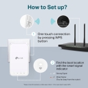 TP-Link RE300 AC1200 Mesh Wi-Fi stiprintuvas/repeater 300 Mbps 2.4 GHz 867 Mbps 5 GHz Balta