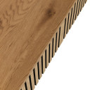 Kafijas galdiņ&scaron; HAMPTON 120x60xH40cm, melamīns ar ozolkoka dekoru 45144